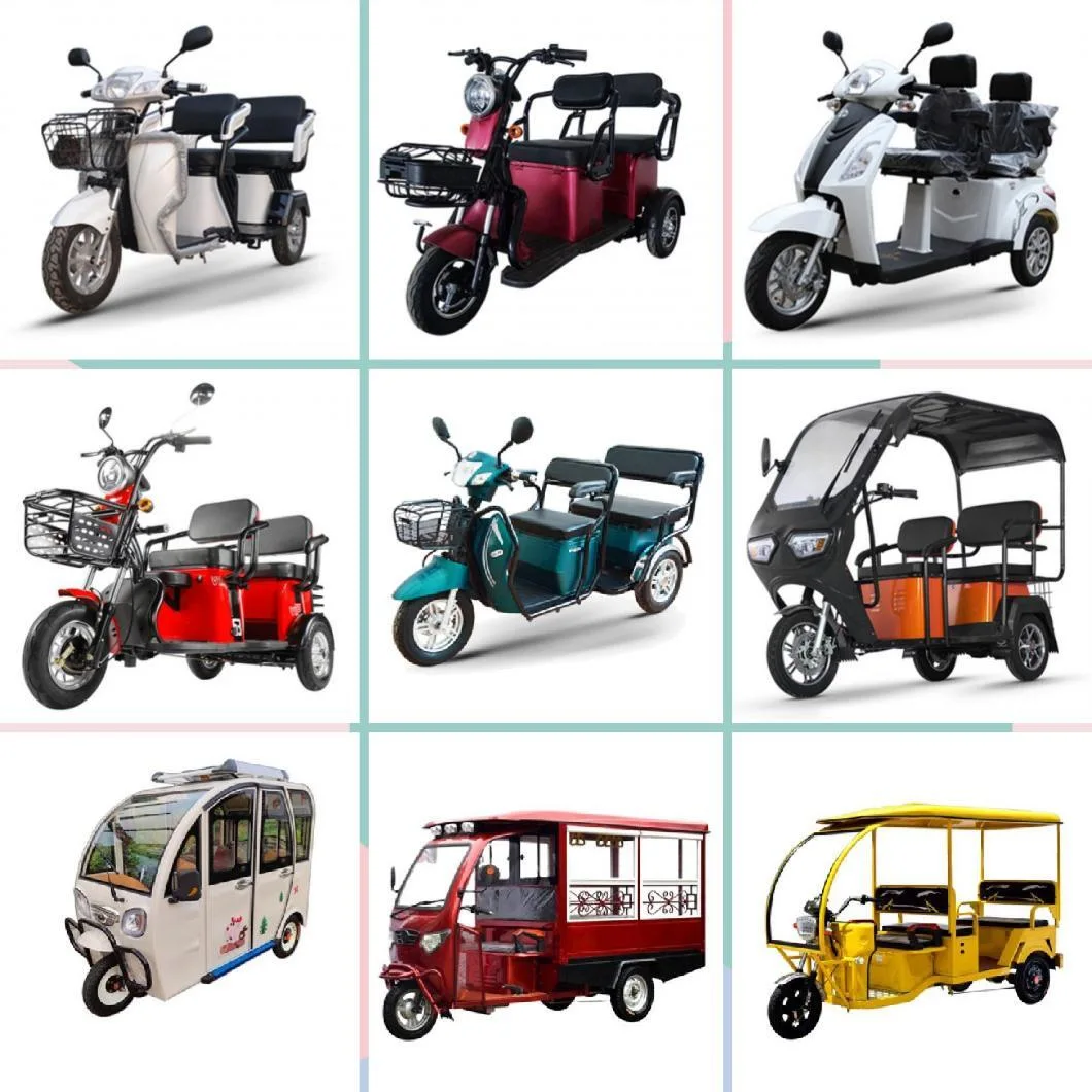 Fat Old People Shopping Bike Limited Mobility Dual Seats Big Storage Basket Truck Travel Electric Tricycles Three Wheels Scooter